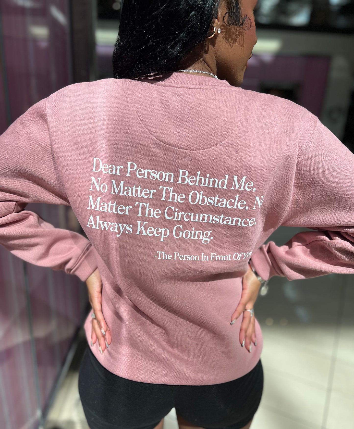 Dear person sweatshirt