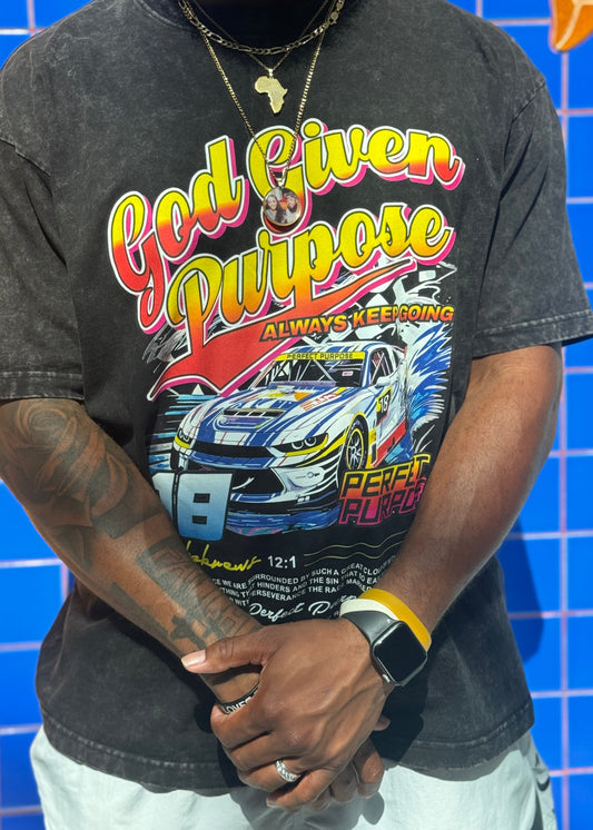 God Given Purpose Race Car Oversized