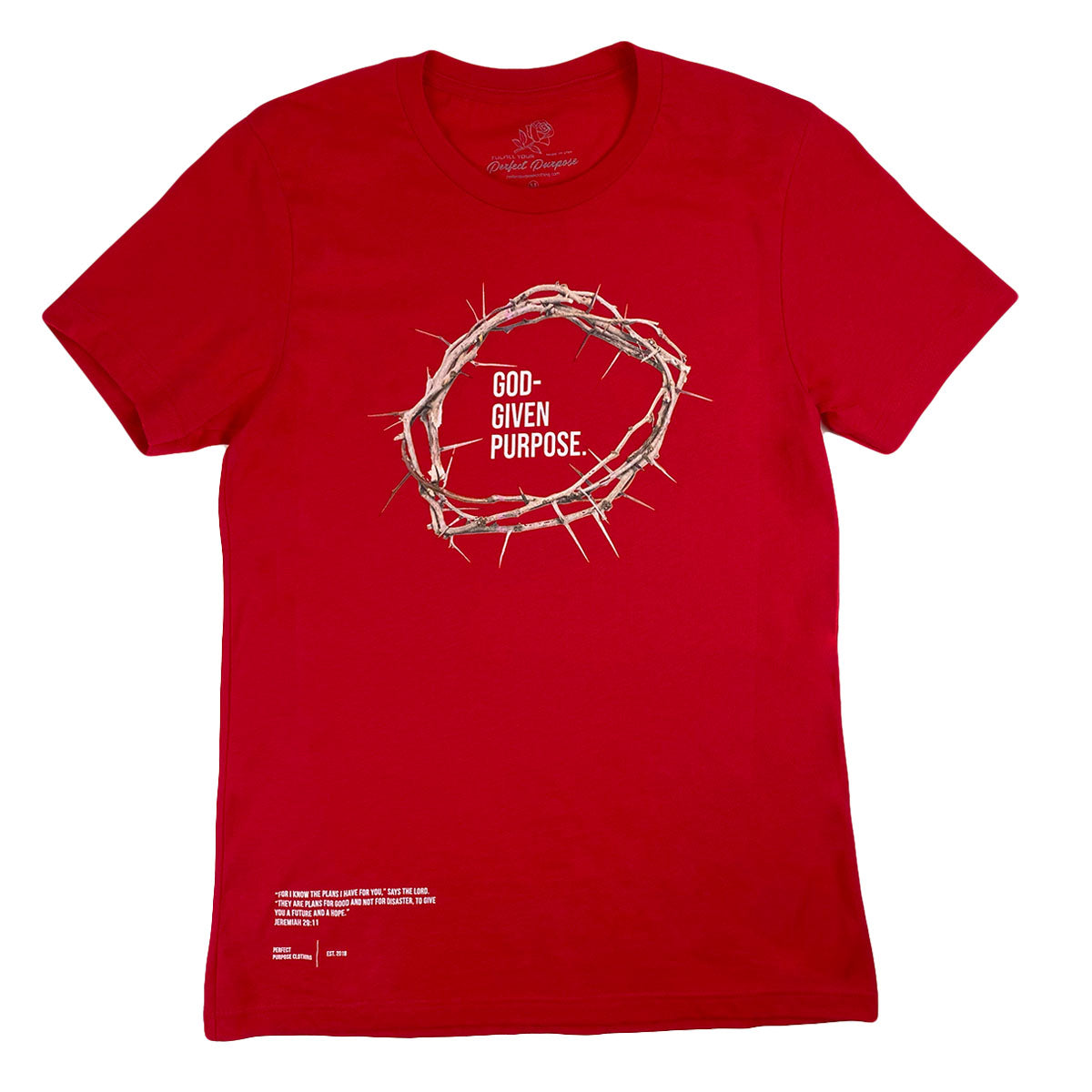 Crowned Collection Tee Red